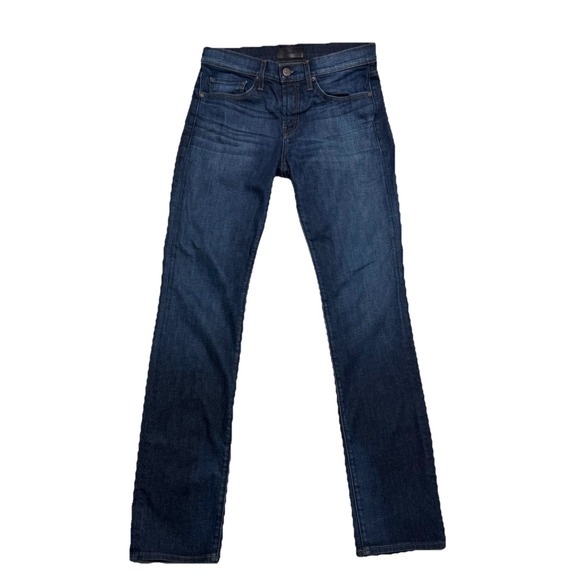 J Brand Other - J Brand Kane Jeans Mens 30x33 Blue Dark Wash Straight Leg Stretch Denim Made USA